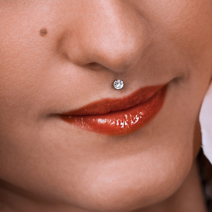 Labret piercings
