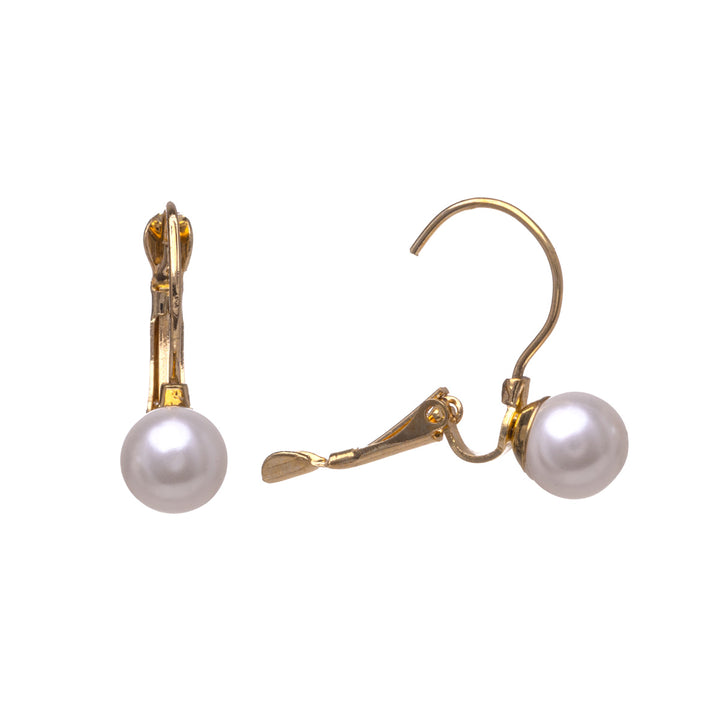 Hanging pearl earring with hook