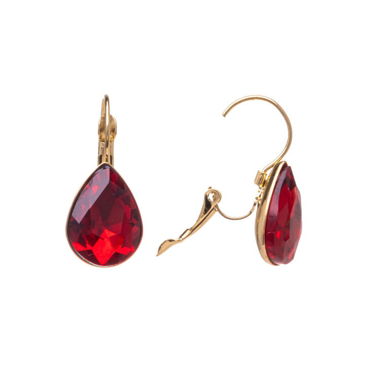 Hanging drops earrings (gold plated steel 316L)