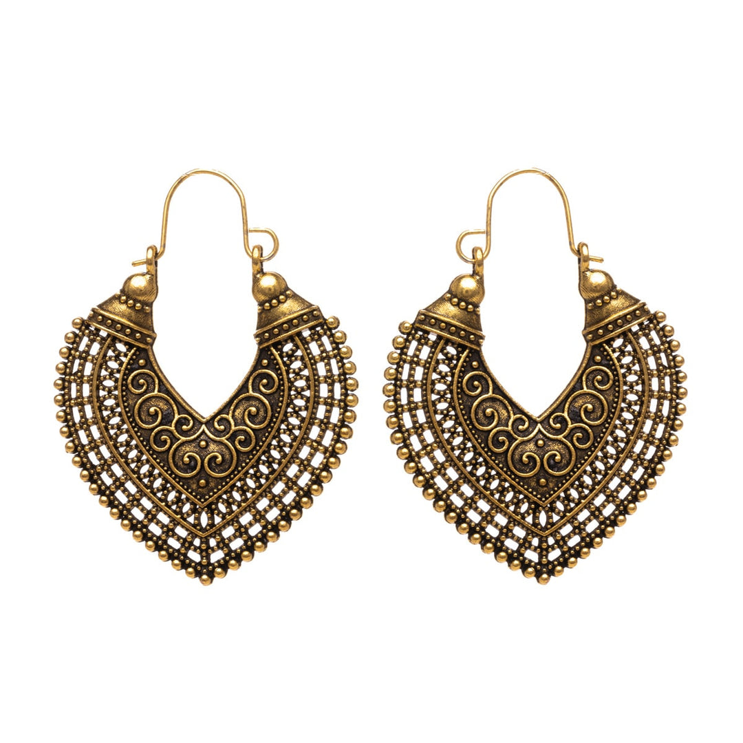 Roikkuvat boheemit rengas korvakorut