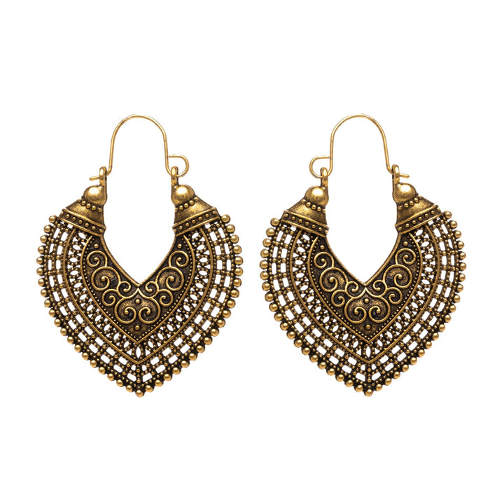 Roikkuvat boheemit rengas korvakorut