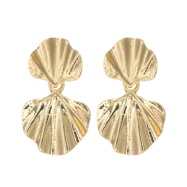 Roikkuvat litteät riipus korvakorut (Teräs 316L)