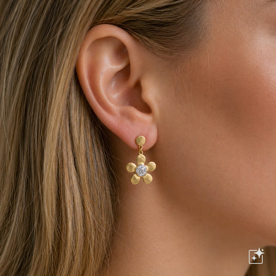 Sirot kukkakorvakorut – kirurginteräs 316L