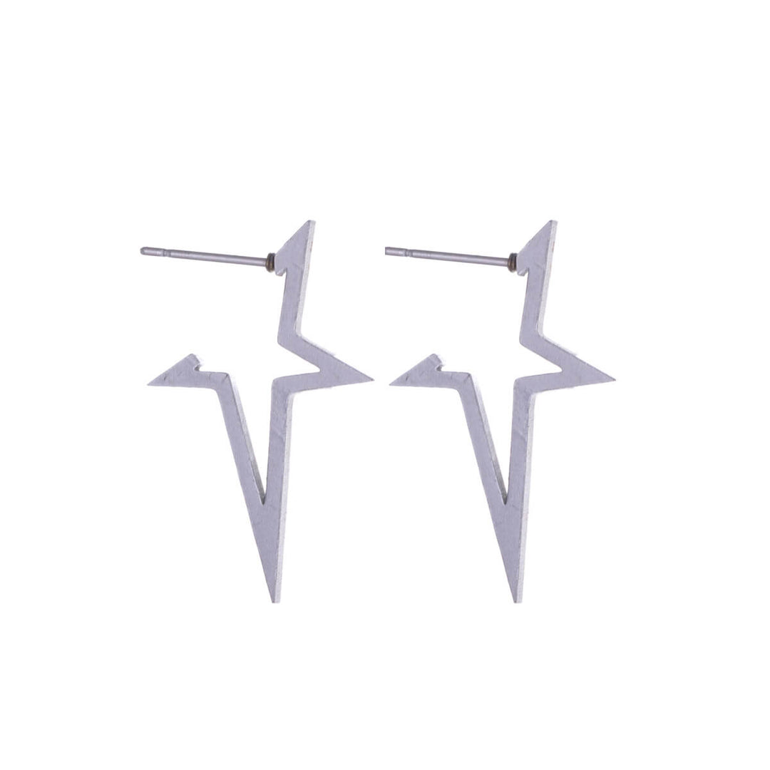 Star shaped earrings (Steel 316L)