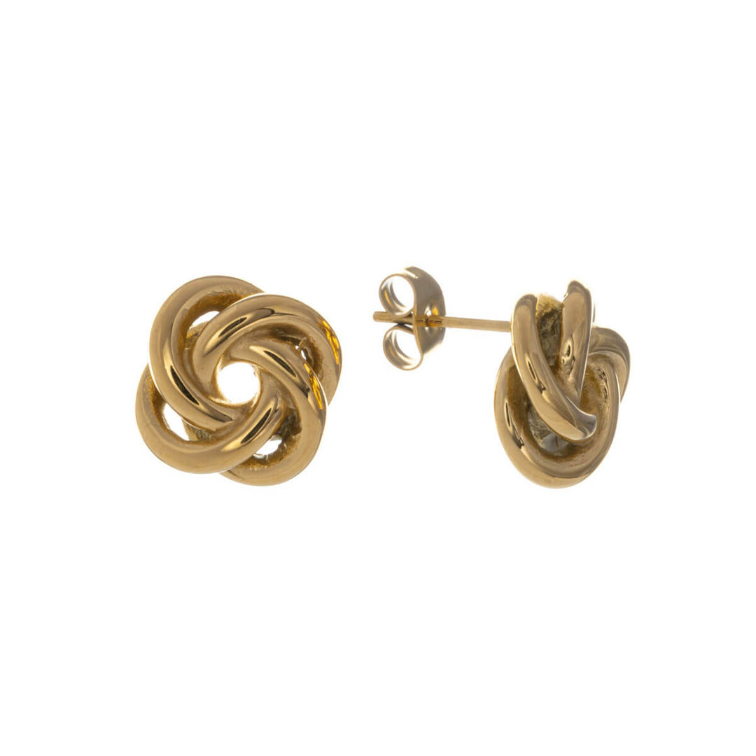 Steel knot earrings 14mm (Steel 316L)