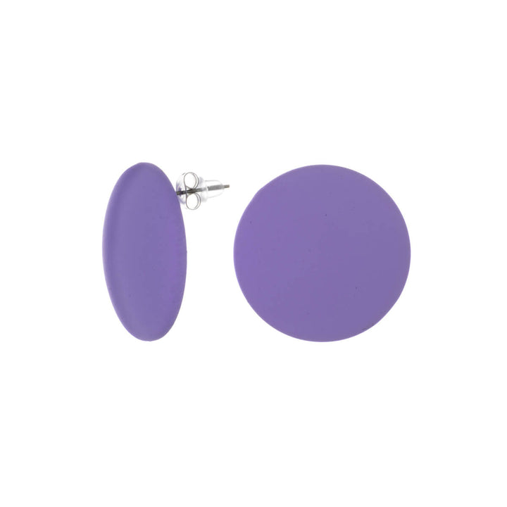 Flat large ear studs 3cm (Steel 316L)