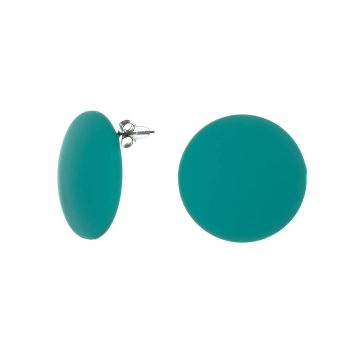 Flat large ear studs 3cm (Steel 316L)