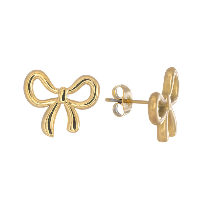 Örhängen med båge i stål (stål 316L)