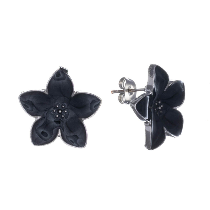 Colourful tropical flower earrings (Steel 316L)