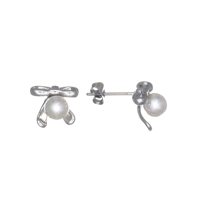 Bow tie earrings – surgical steel