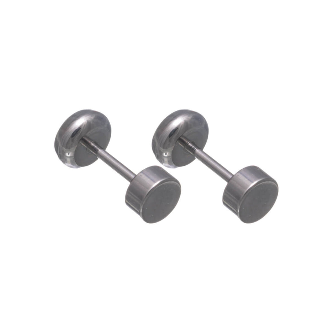 Titan Crystal Stud Örhängen 5 mm – Skruvlås (G23)