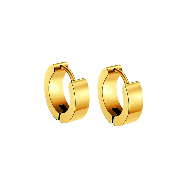 Steel earring hoop earrings 4mm (Steel 316L)