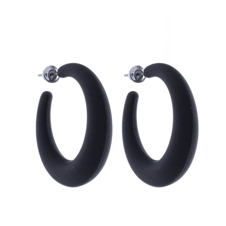 Coloured plastic earrings (Steel 316L)
