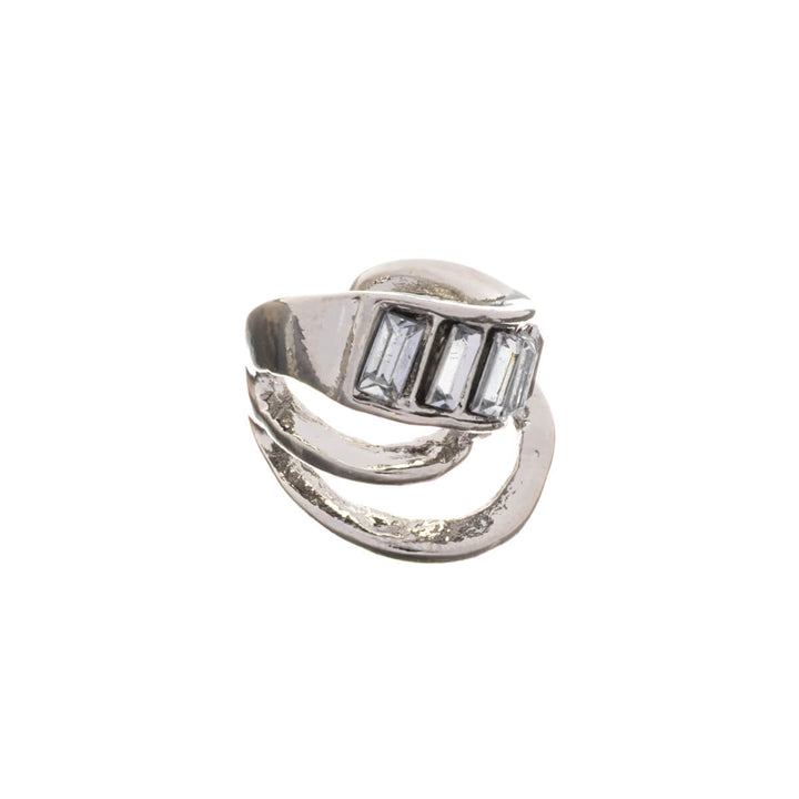 Kivellinen viisteinen rustokoru ear cuff