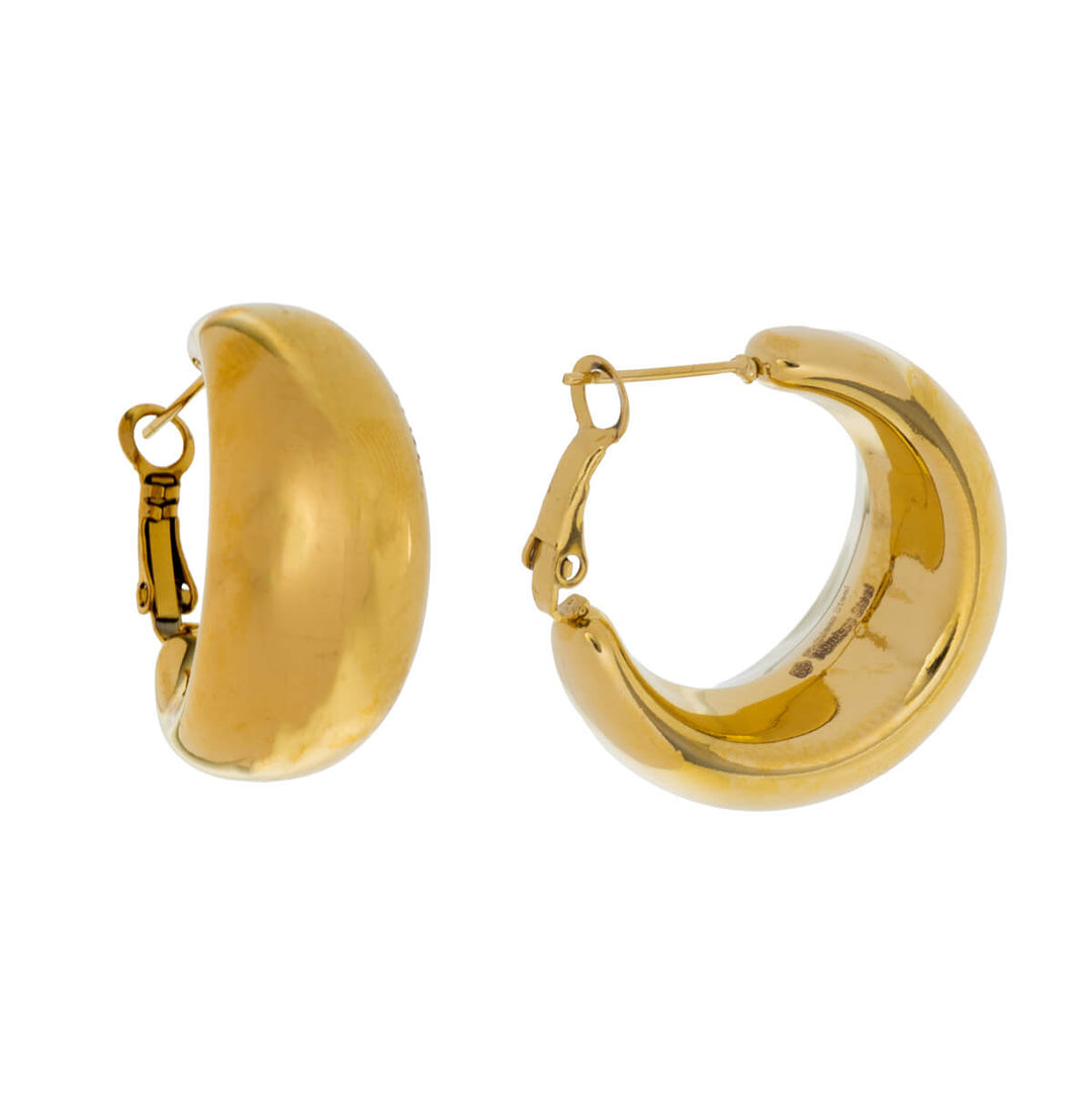 Breda örhängen i stål 3cm (stål 316L)