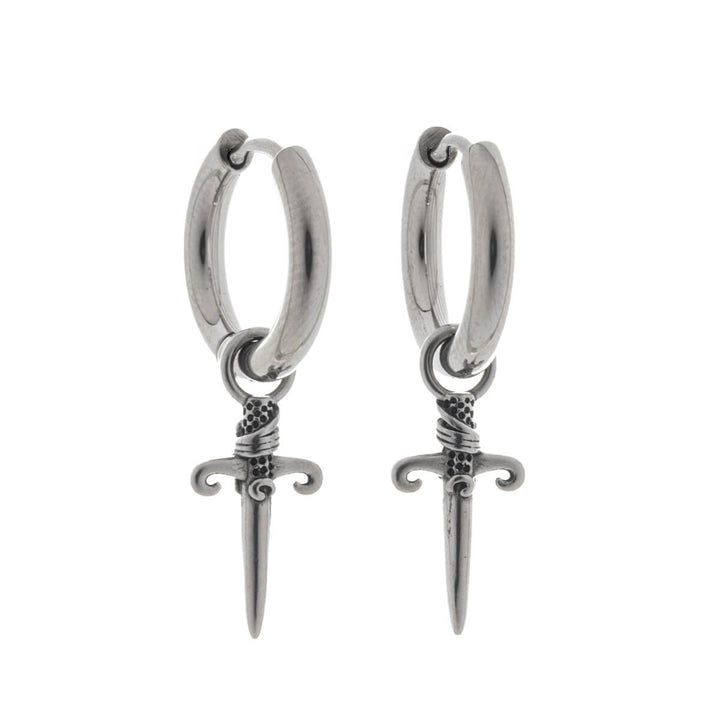 Dagger hänge örhängen – kirurgiskt stål (316L)