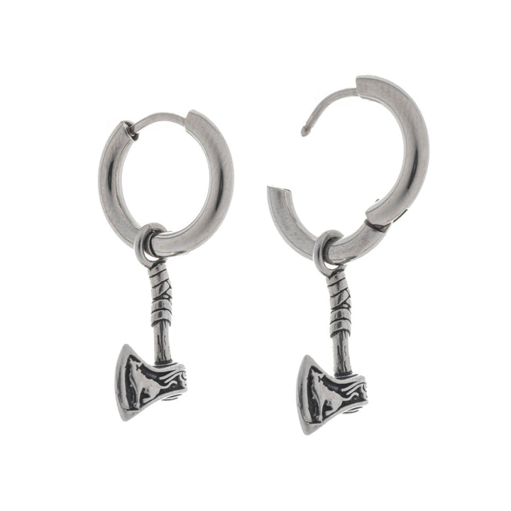 Axe pendant earrings – Surgical steel (316L)