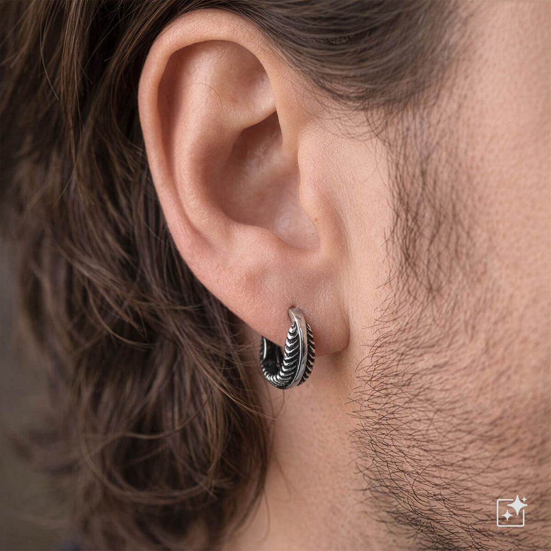 Örhängen med stängd baksida 11 mm – Kirurgiskt stål (316L)