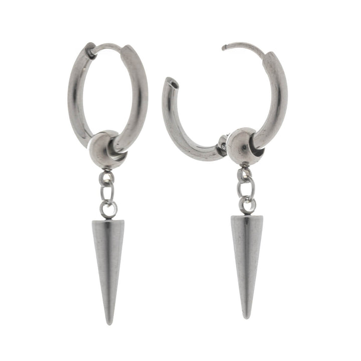 Spiked ear rings – surgical steel (316L)