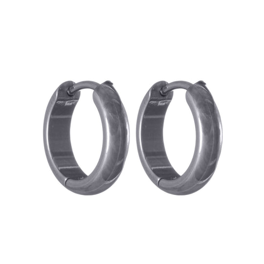 Titaani Korvarenkaat 10 mm – Pyöristetty G23 – hopea