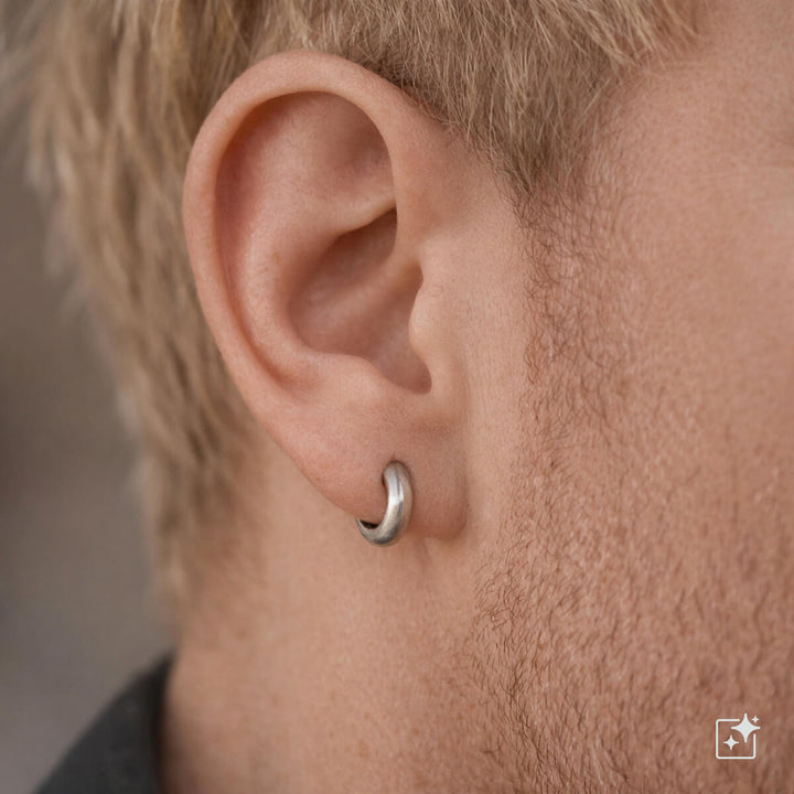 Titaani Korvarenkaat 8 mm – Pyöristetty G23