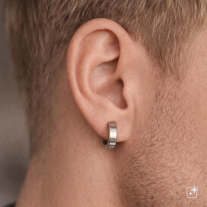 Titaani Korvarenkaat 10 mm – Tasainen G23