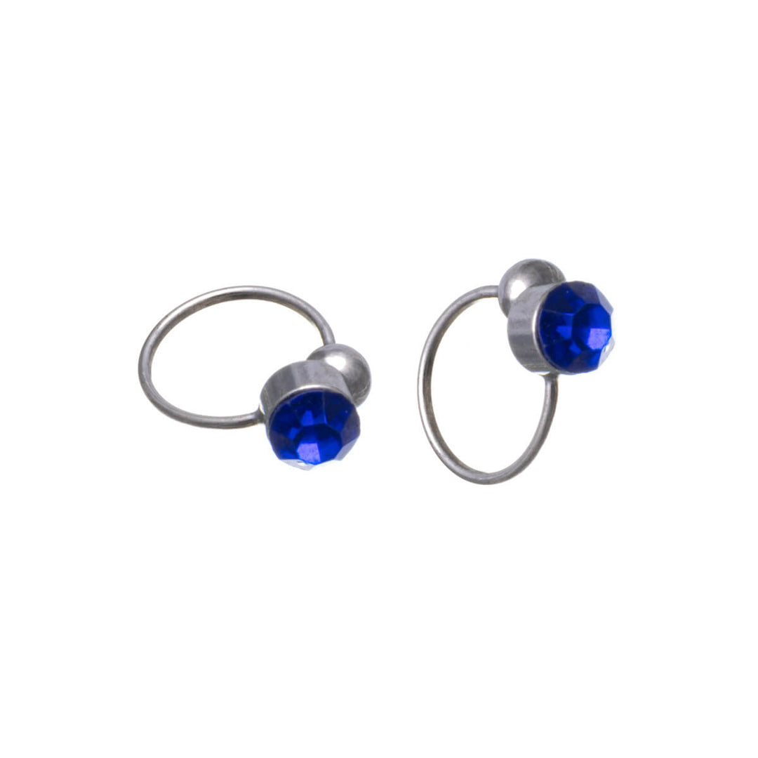 Small pebbles Clip-on earrings 4mm