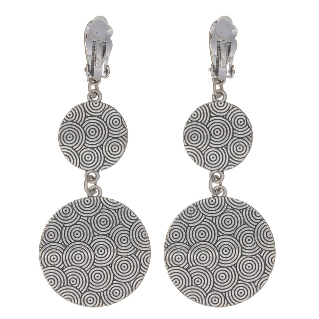 Flat tires are hanging Clip-on earrings