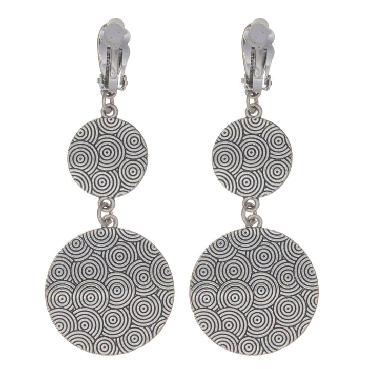Flat tires are hanging Clip-on earrings
