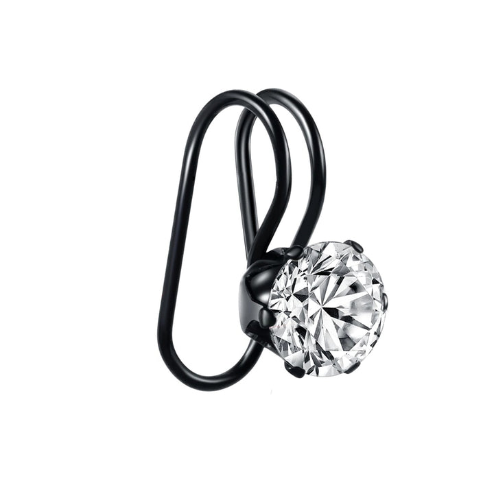 Kivellinen rustokoru ear cuff 1kpl (Teräs 316L)