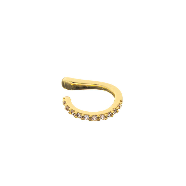 Kapea zirkonia kivellinen rustokoru ear cuff