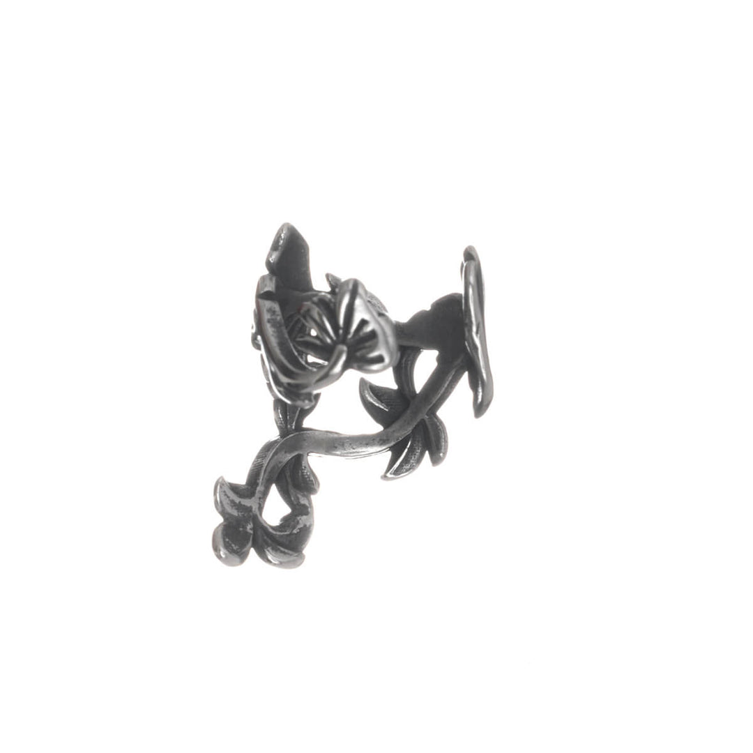 Blatt-Ear-Cuff-Ohrschmuck (Chirurgenstahl 316L)