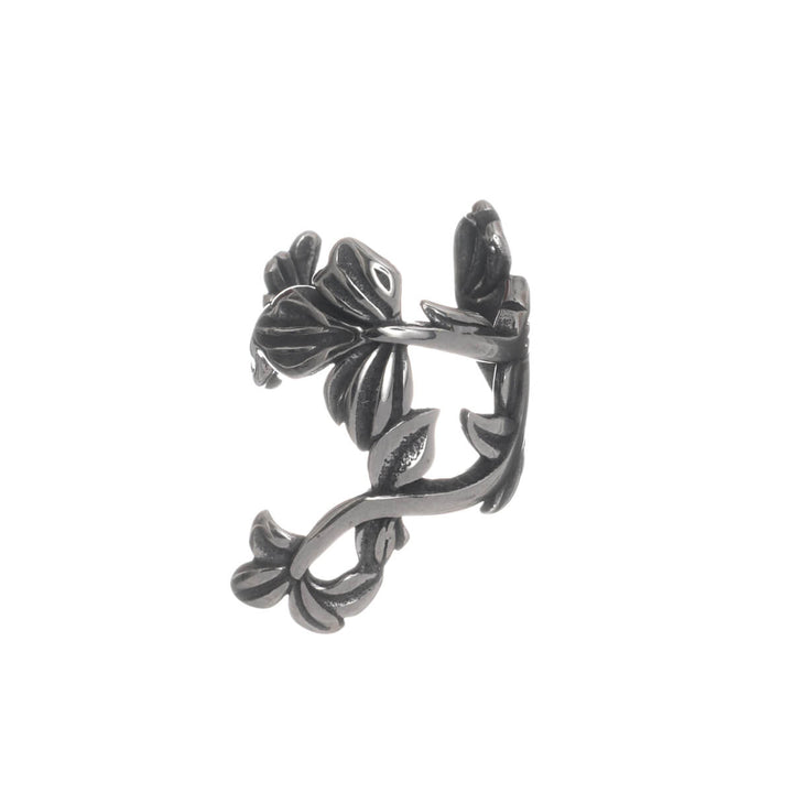 Blatt-Ear-Cuff-Ohrschmuck (Chirurgenstahl 316L)