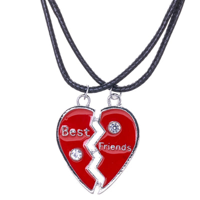 Best Friends pendant necklace 2pcs