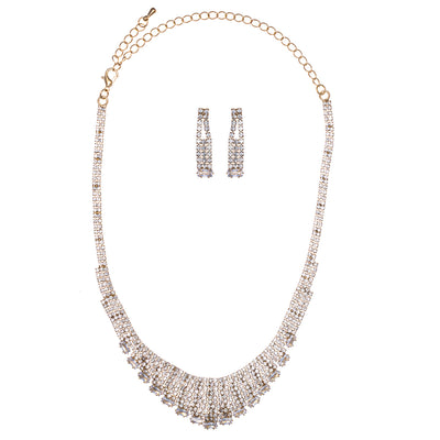 Rich party necklace + earrings