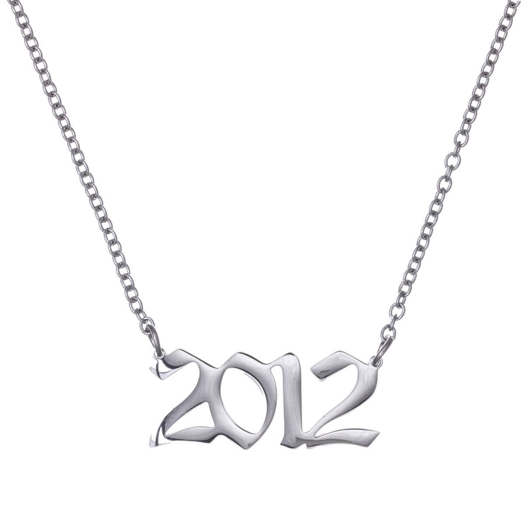 Year of birth necklace 54cm (Steel 316L)