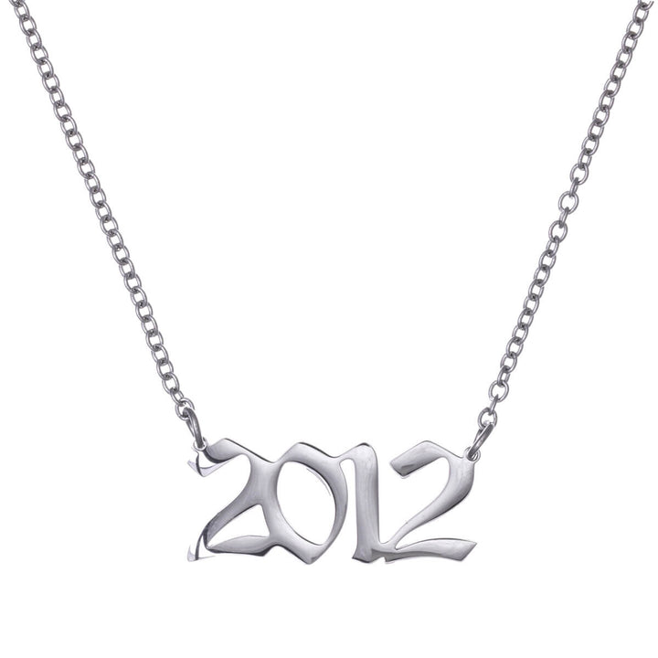 Year of birth necklace 54cm (Steel 316L)