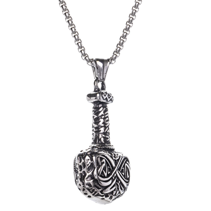 Mjölnir Thor's hammer pendant necklace (Steel 316L)