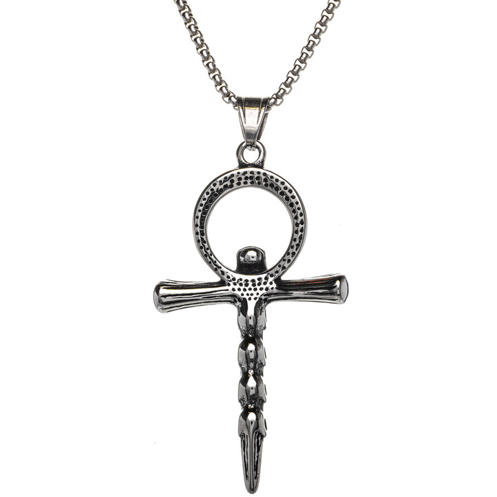 Ankh Dagger pendant necklace (Steel 316L)