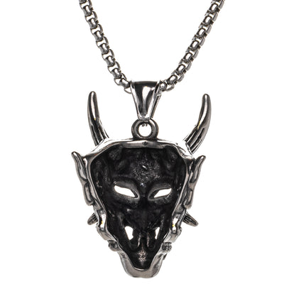 Devil's head pendant necklace (Steel 316L)