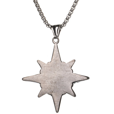 Viking star pendant necklace (Steel 316L)