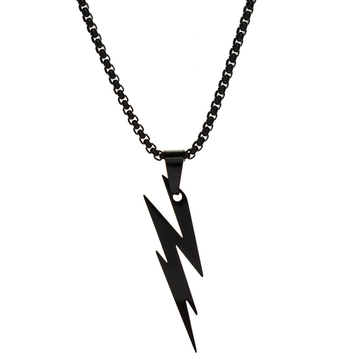 Lightning pendant necklace 60cm (Steel 316L)