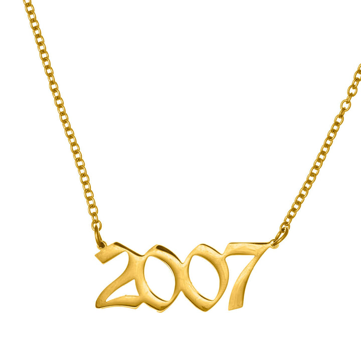 Year of birth necklace 54cm (Steel 316L)