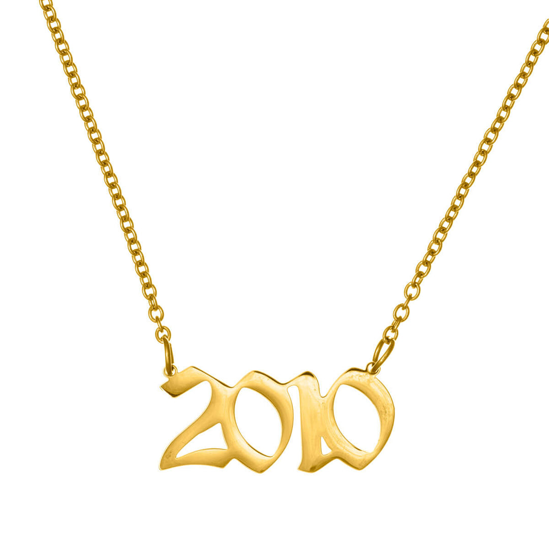 Year of birth necklace 54cm (Steel 316L)