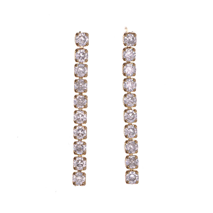 Zirkonia partyhalsband riviera & örhängen