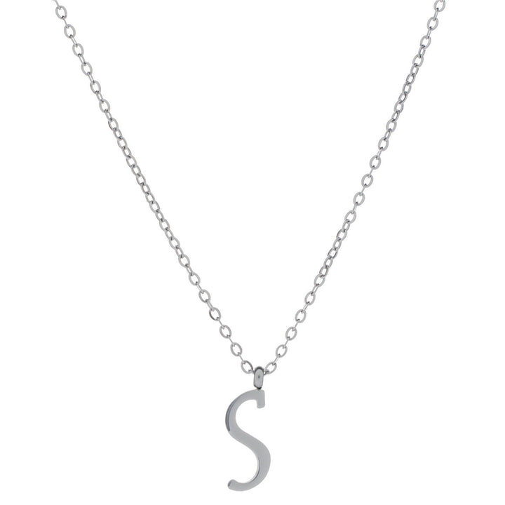 Letter necklace, decorative letter – surgical steel (316L)