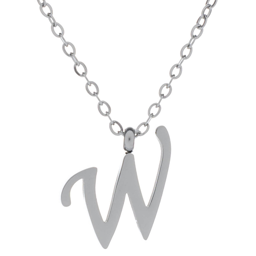Letter necklace, decorative letter – surgical steel (316L)