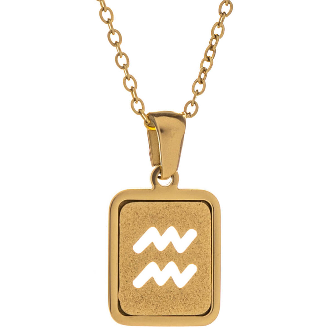 Horoskooppikaulakoru – Kullattu kirurginteräs (316L) - Ninja.fi