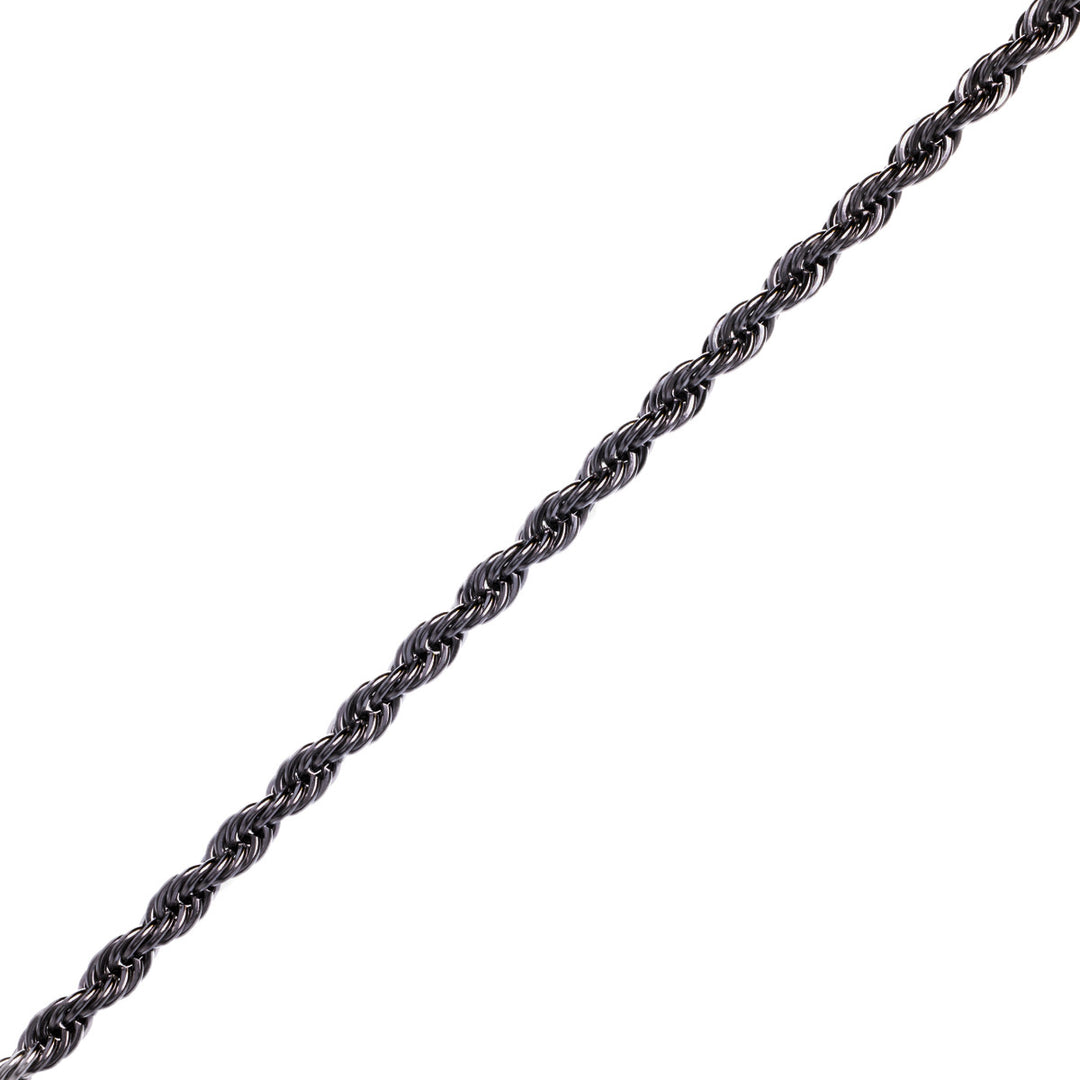 Köysiketju teräs cordelia ketju kaulakoru 5mm 55cm