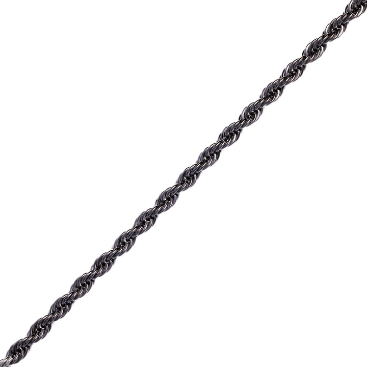 Köysiketju teräs cordelia ketju kaulakoru 5mm 55cm